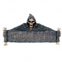 Plaque murale "Welcome to Hell"
