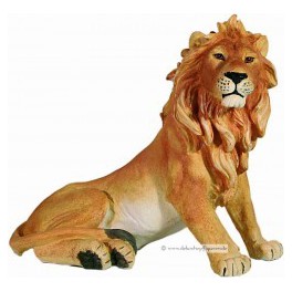 Lion assis