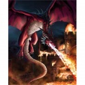 Plaque murale "Dragons Dessent" de Tom Wood