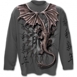 T-shirt Spiral Direct manches longues "Oriental Dragon"
