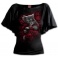 T-shirt "Bed of Roses" manches chauve-souris